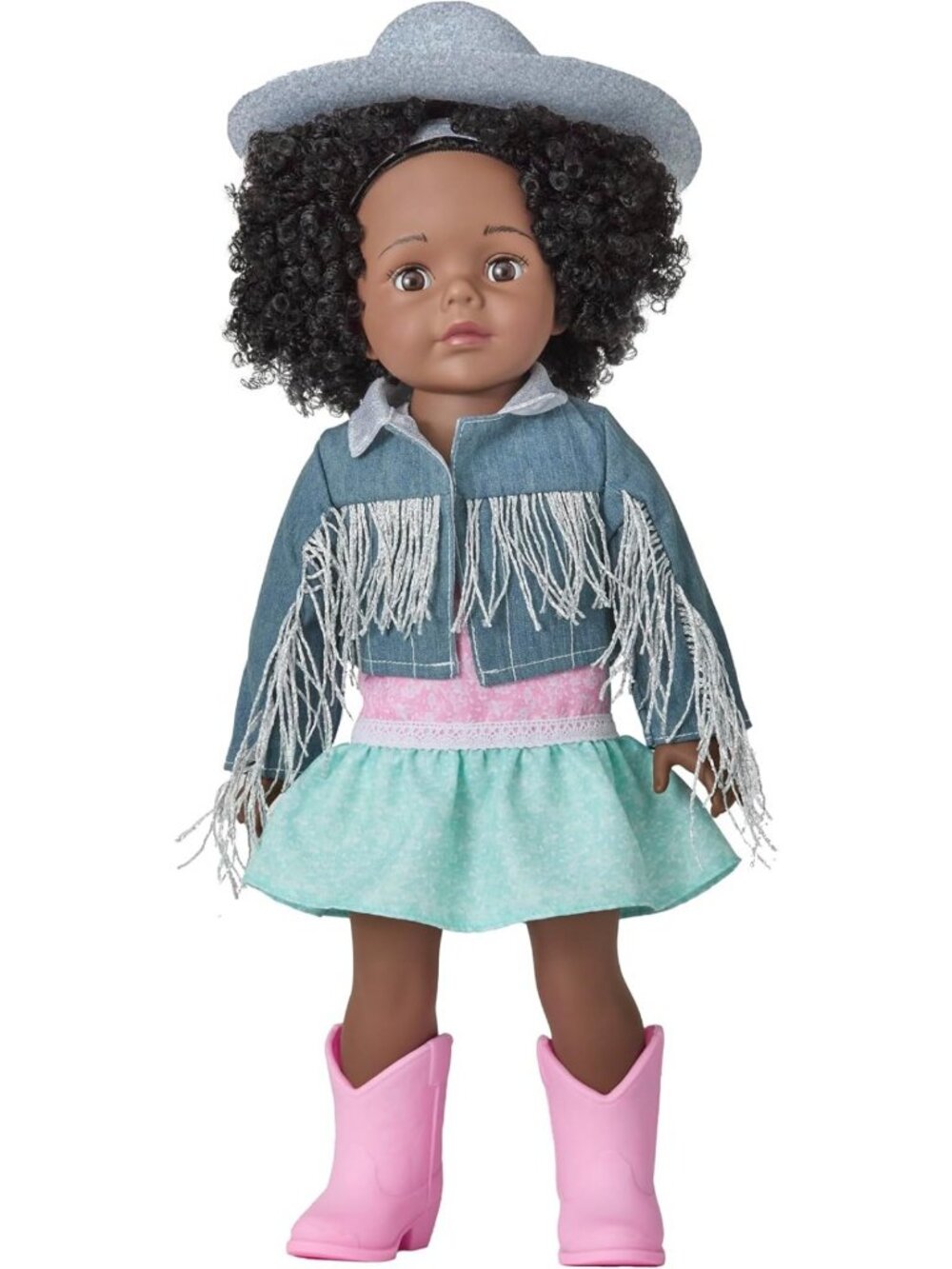 18" Fashion Doll - Cool Cowgirl Outfit, Collectible Play Doll, Gift Idea